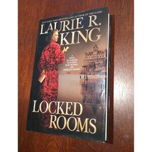 Locked Rooms SIGNED by Laurie R. King Hardcover Book Bantam 1st Edition